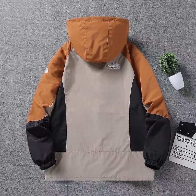 Logo thêu the north face 100% nguyên bản lưới lót bên trong không thấm nước áo khoác safari cặp đôi áo khoác áo khoác cho nữ áo khoác trơn áo khoác bomber áo khoác gió áo khoác hood cho nam