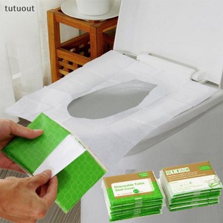 Tutuout 10 cái giấy vệ sinh di động, nắp ghế nhà vệ sinh dùng một lần, nắp nhà vệ sinh cho nhà vệ sinh du lịch, nhà vệ sinh cắm trại, bô di động vn