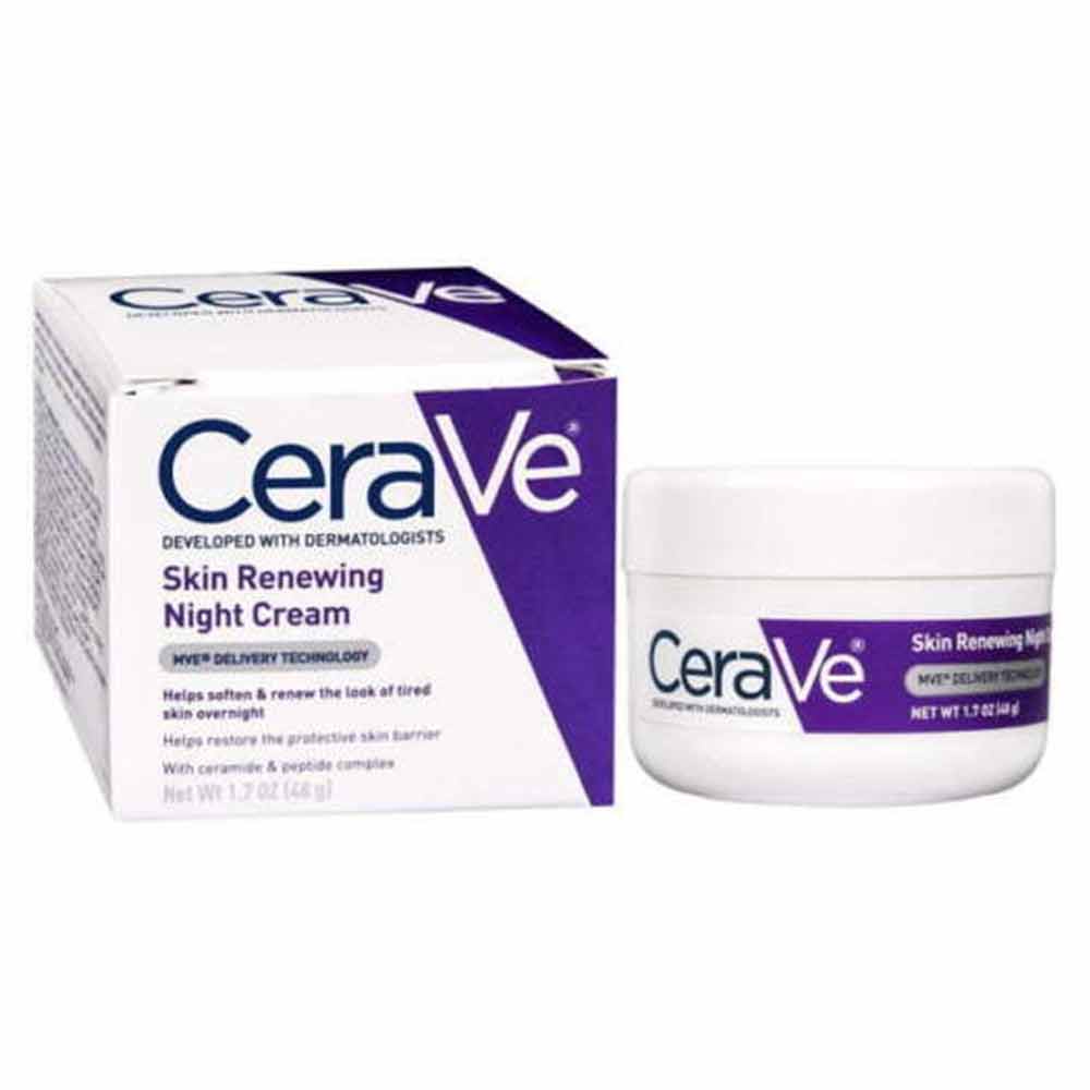 CeraVe Skin Renewing Night Cream with Peptides 48g
