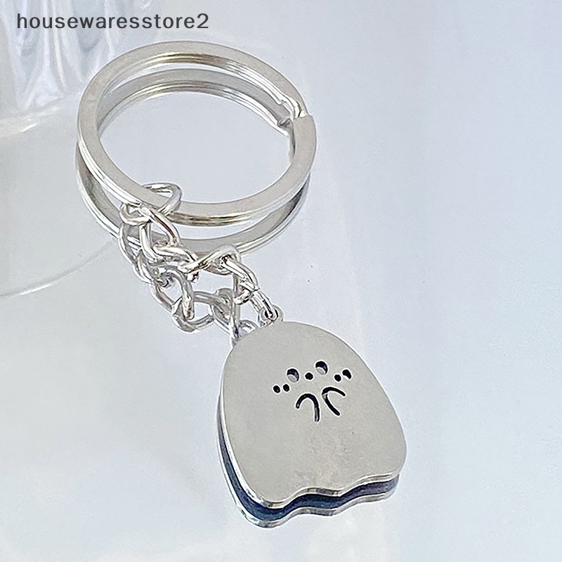 Thời trang phim hoạt hình ma cặp đôi móc khóa mặt dây chuyền dễ thương ma nhỏ chìa khóa túi trang sức phụ kiện cho những người yêu thích quà tặng bạn thân nhất boutique