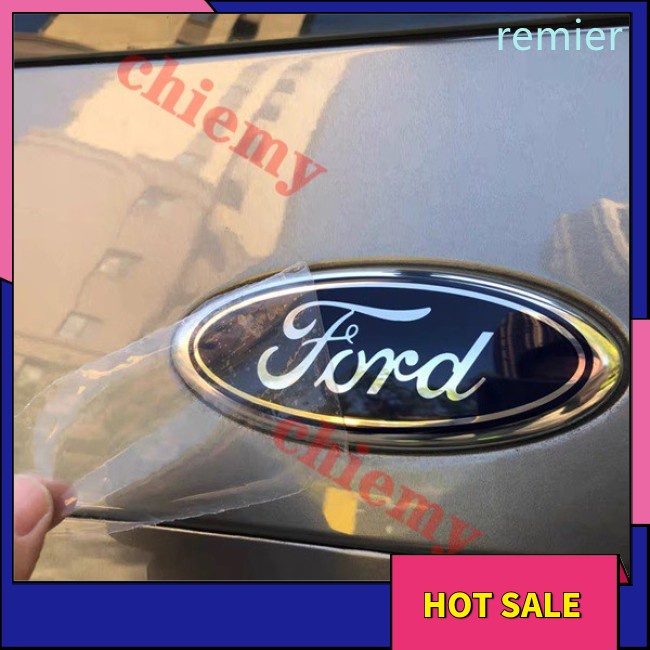 Re ford mondeo logo phía trước và phía sau focus fiesta logo phía sau đuôi xe 17,5 * 7cm / 22,7 * 9cm