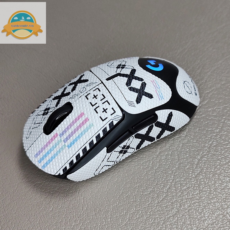 Coutr mouse grip tape skate handmade sticker non slip suck sweat for logitech g pro x superlight wireless mouse vn