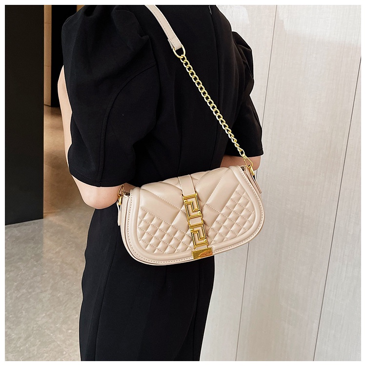 Túi Đeo Vai Màu Trơn Có Khóa Kéo Phong Cách Retro Pháp 2023 Mùa Mới Hợp Thời Trang Cho Nữ