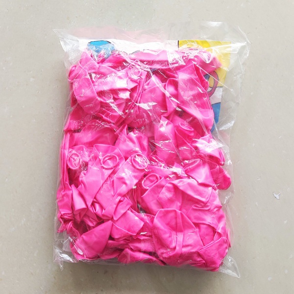 Set 100 Bong Bóng 12 inch 2.8g 10 Màu Trang Trí Tiệc