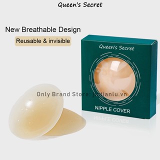   Queen's Secret  miếng dán ngực silicon thoáng khí miếng dán núm vú vô hình núm vú có thể tái sử dụng 