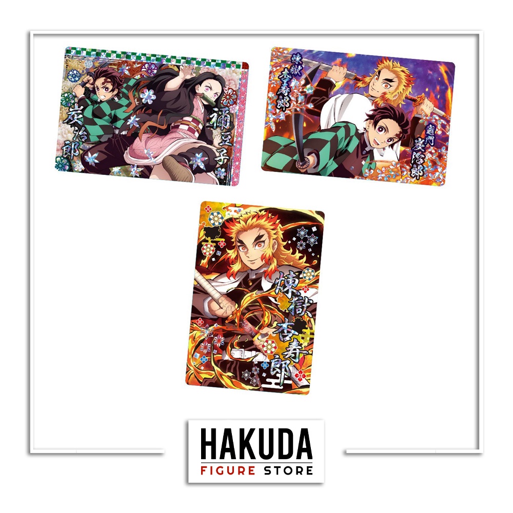 Bánh Xốp Gacha Thẻ Bài Kimetsu no Yaiba Wafer 4 - Chính hãng Bandai Nhật Bản