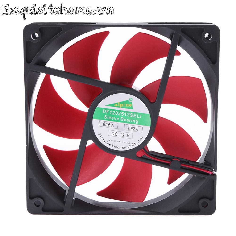 Quạt làm mát 2pin 12cm 120mm dc12v 1800r 120x120x25mm cho pc