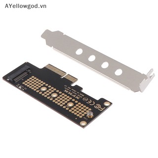 Ayellowgod m.2 nvme ssd ngff to pcie 3.0 x4 adapter m key interface card vn