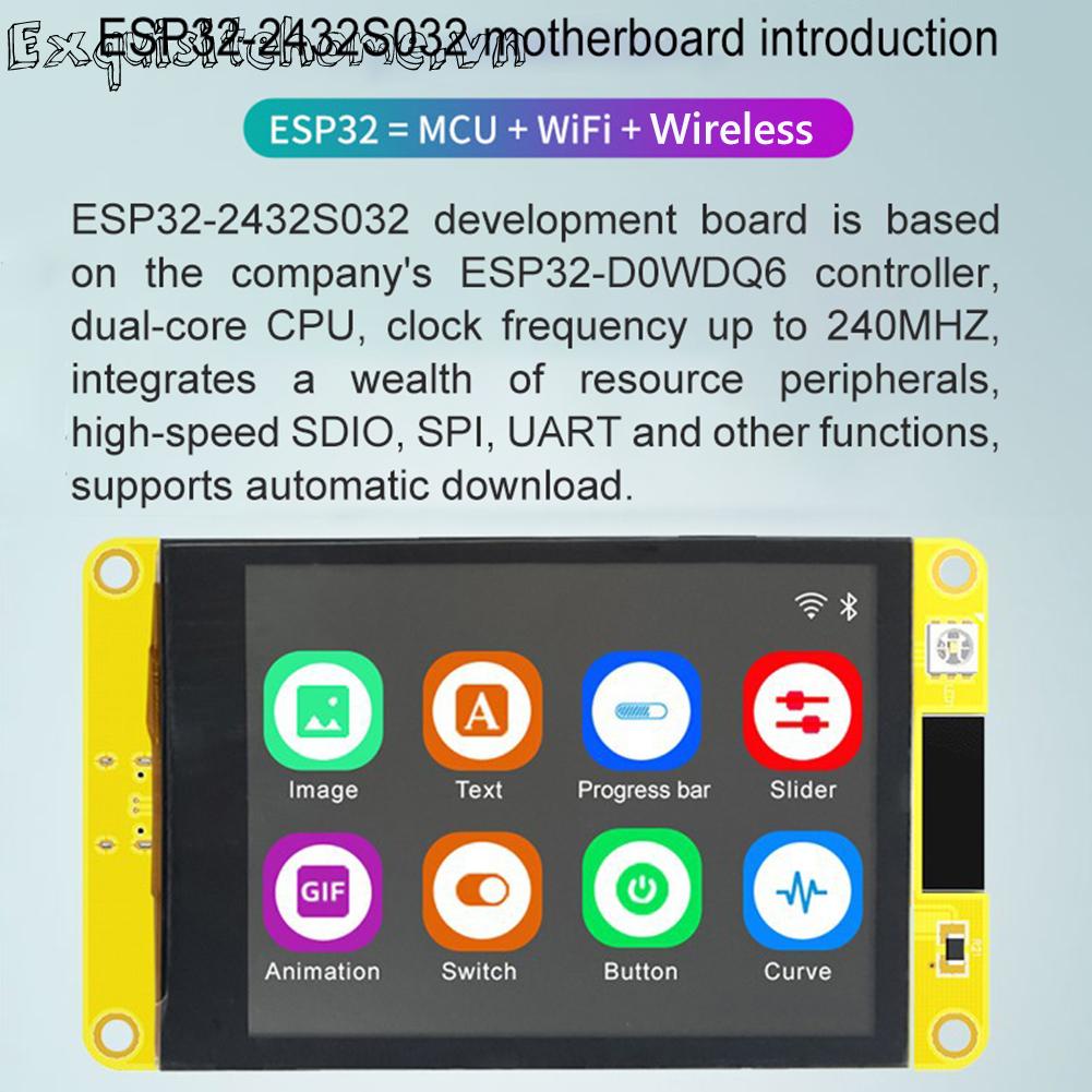 Esp32 wifi mô-đun tương thích bluetooth màn hình hiển thị thông minh rgb 3,5 inch 320x480