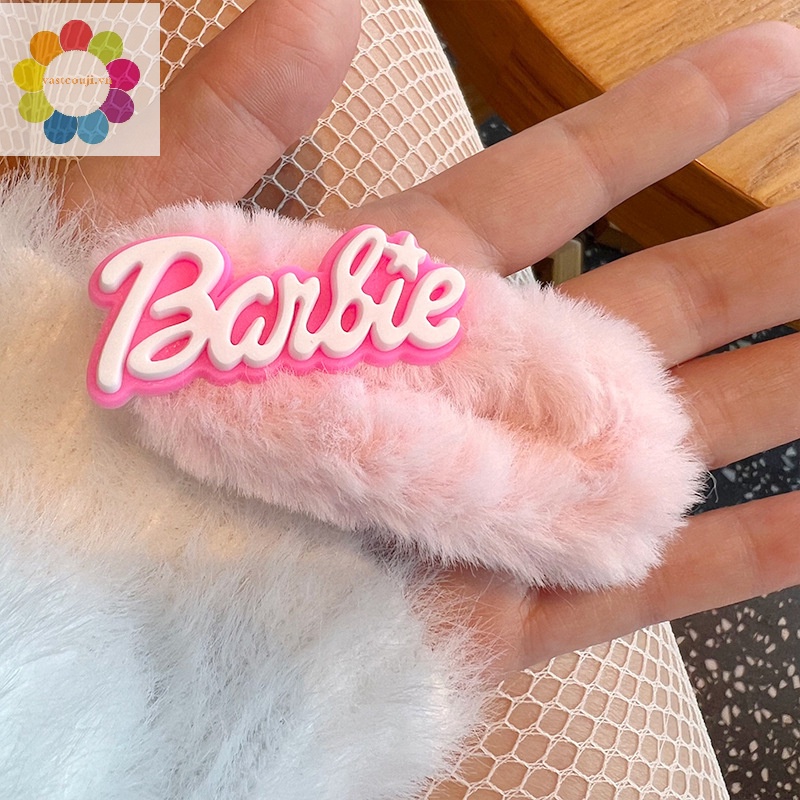Vastji anime phim hoạt hình trẻ em ngọt ngào cô gái màu hồng năm cánh nơ thư bb kẹp kawaii barbie kẹp tóc sang trọng thời trang phụ kiện tóc quà tặng đồ chơi vn