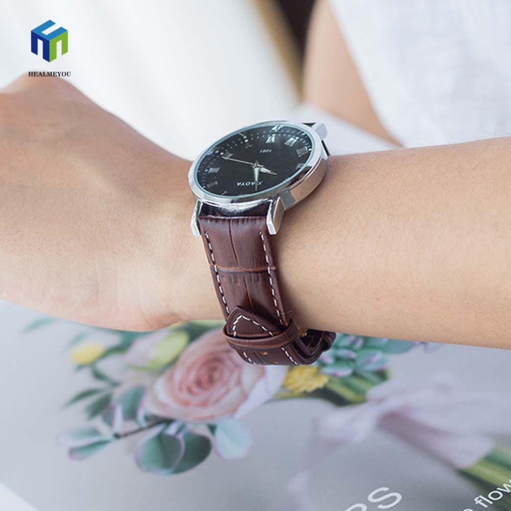 Healmeyou watchbands kit công cụ thay thế chống thấm nước đa năng khóa bướm da thật cho nam giới nữ vòng đeo tay thay thế