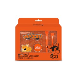 Golf ball marker & tee holder set-a