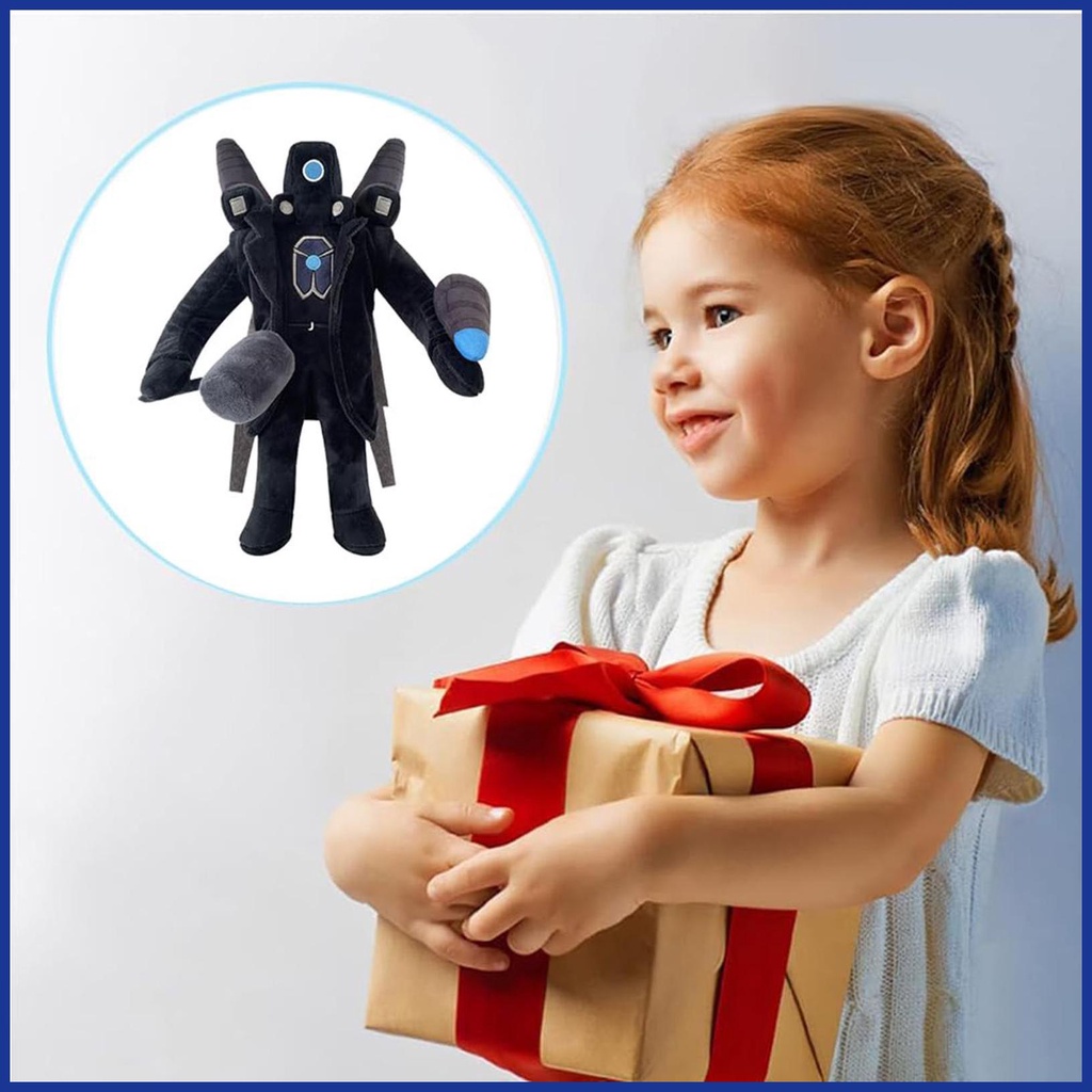 Nhồi bông skibidi toiletman đồ chơi sang trọng titan màn hình halloween giáng sinh sinh nhật lễ hội người lớn trẻ em quà tặng sang trọng aiavn