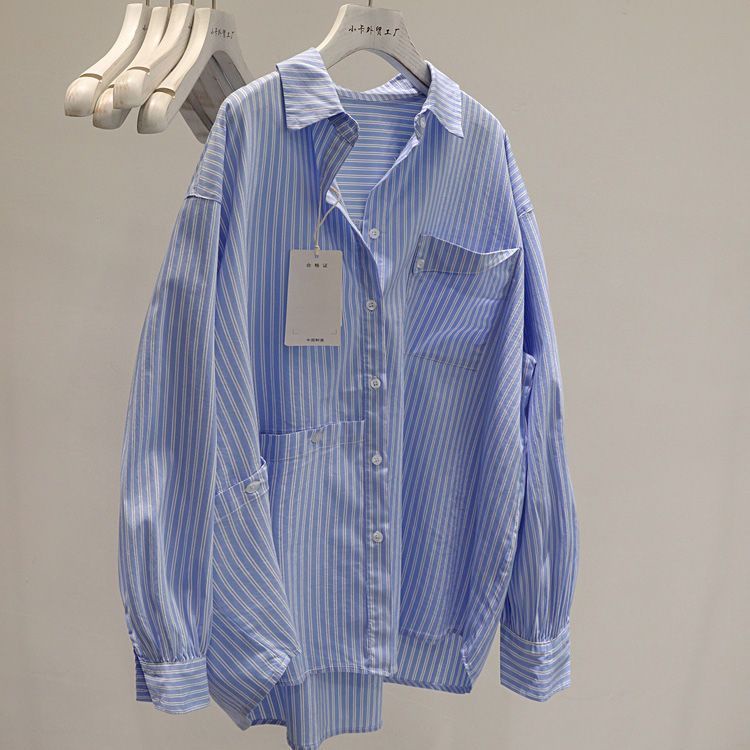 Áo Sơ Mi Nữ Dài Tay Cổ Bẻ Thời Trang Hàn