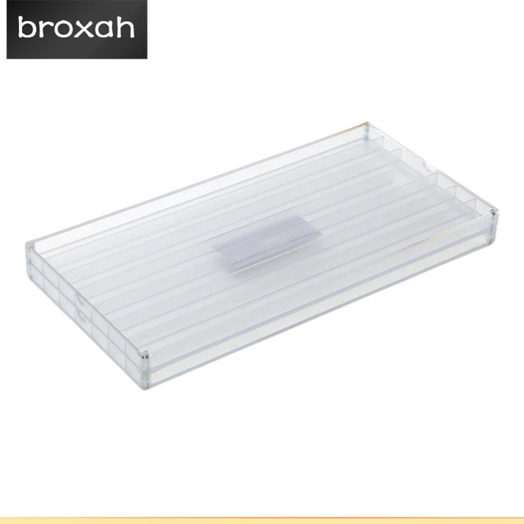 1/2/3 hộp lưu trữ keycap rõ ràng bộ tổ chức chống bụi diy w / nắp hộp đựng