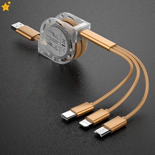 Cáp dữ liệu kính thiên văn ba-trong-một, một cho ba cáp sạc điện thoại di động jp6