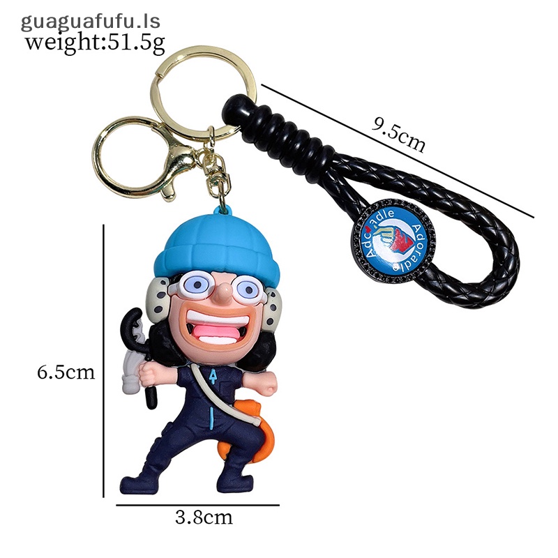 Móc khóa guaguafufu one piece anime monkey d. Luffy tony chopper roronoa zoro nhân vật hoạt hình chuỗi chìa khóa chìa khóa túi búp bê pendent ls