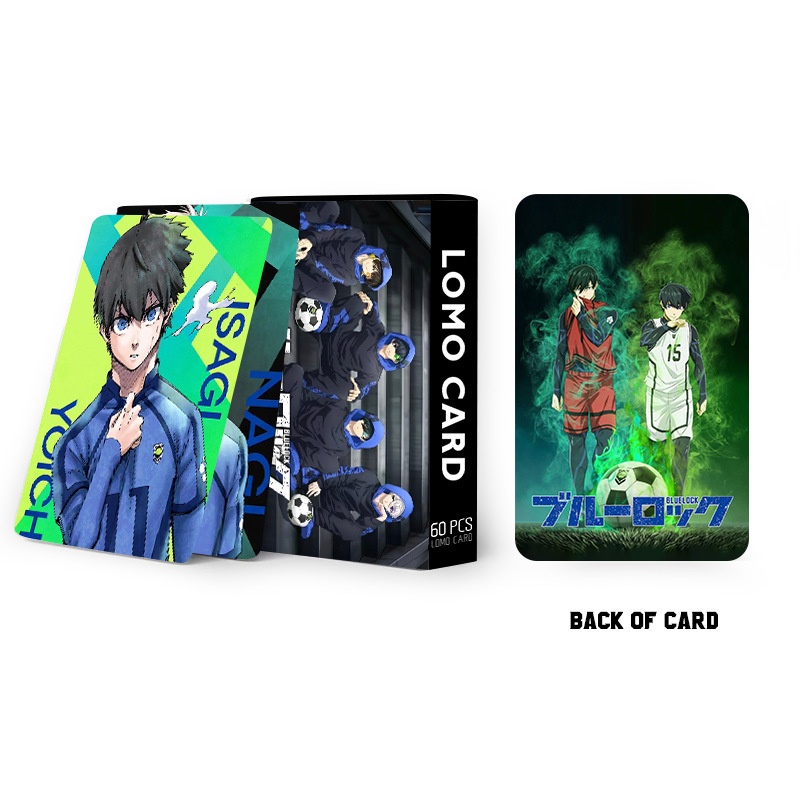 Anime BLUE LOCK Photocard Double Sided Collectible Lomo Card