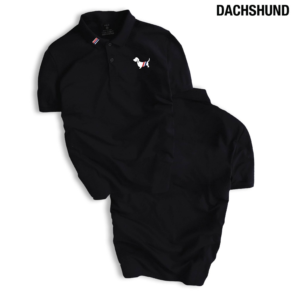 Áo thun POLO Unisex DACHSHUND thiết kế đơn giản, phong cách trẻ trung