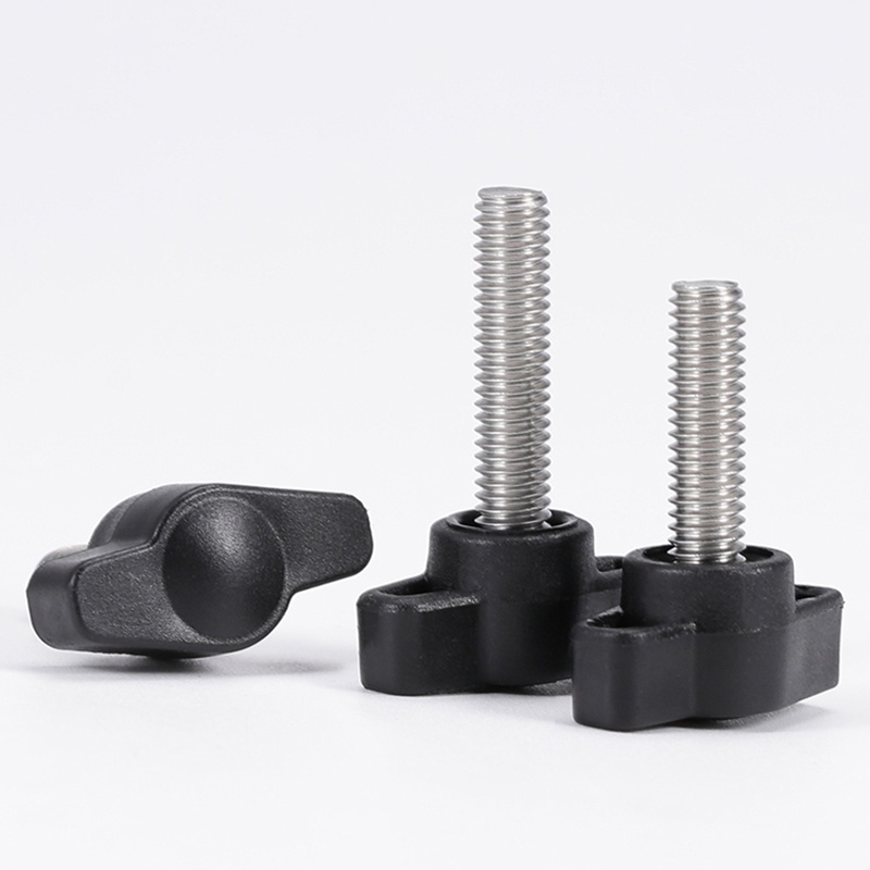 M5 m6 m8 304 tay cầm bằng thép không gỉ siết chặt tay cầm bu lông z-handle bakelite núm tay có thể điều chỉnh cơ học vít ngón tay cái 36 #