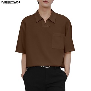 Xman thời trang nam polo cổ áo waffle áo sơ mi ngắn tay áo sơ mi polo