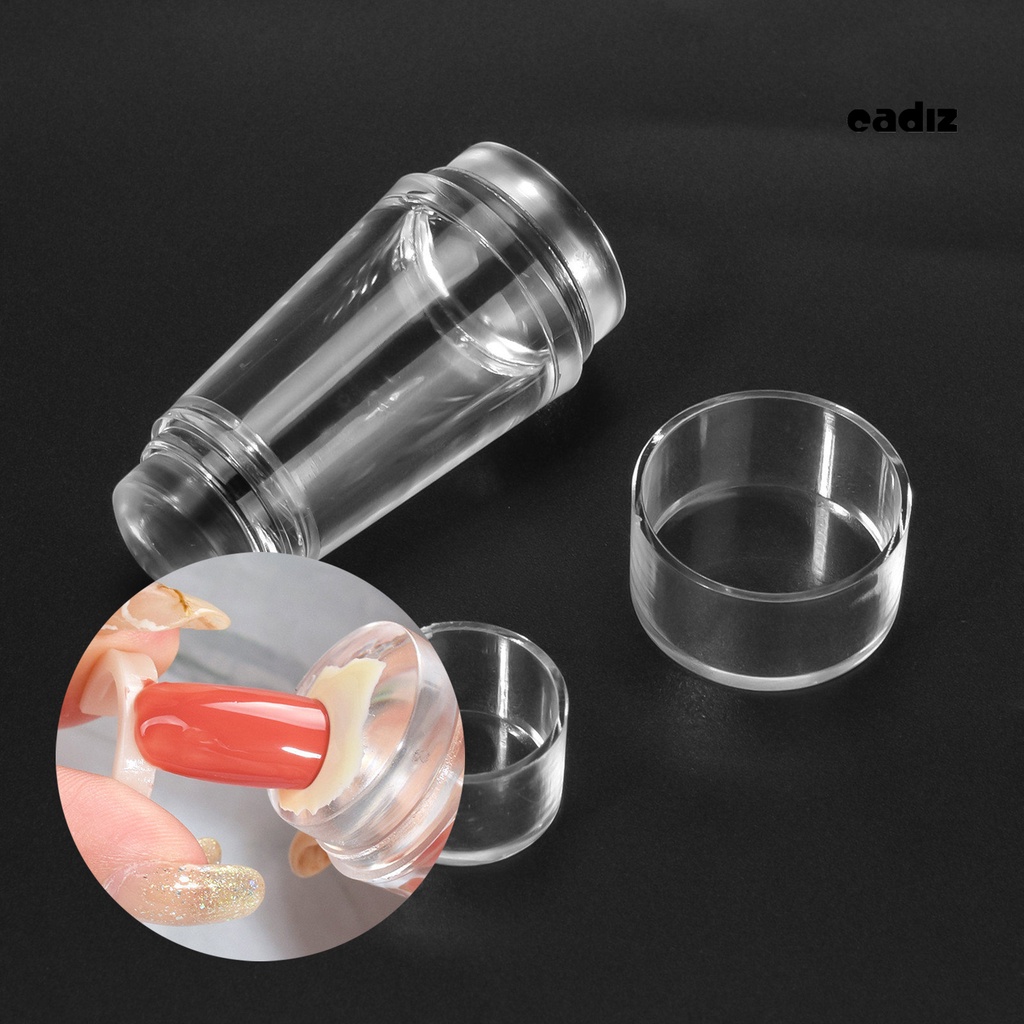 1 Bộ Dụng Cụ In Hình Móng Tay Hai Đầu Trong Suốt Thân Thiện Với Môi Trường