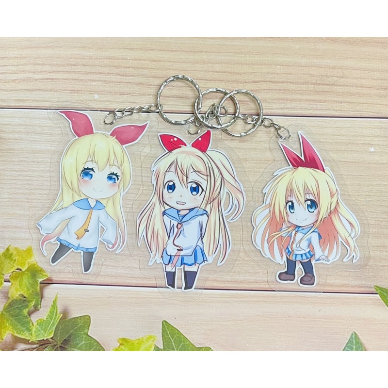 Móc khoá Nisekoi 3 móc khác nhau/ Móc treo anime Nisekoi