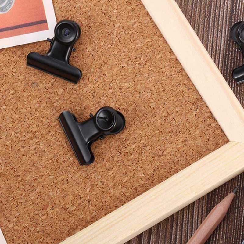 Set 60 Ghim Kẹp Bấm Màu Vàng Hồng / Đen Chuyên Dụng Cho Dự Án Trường Học