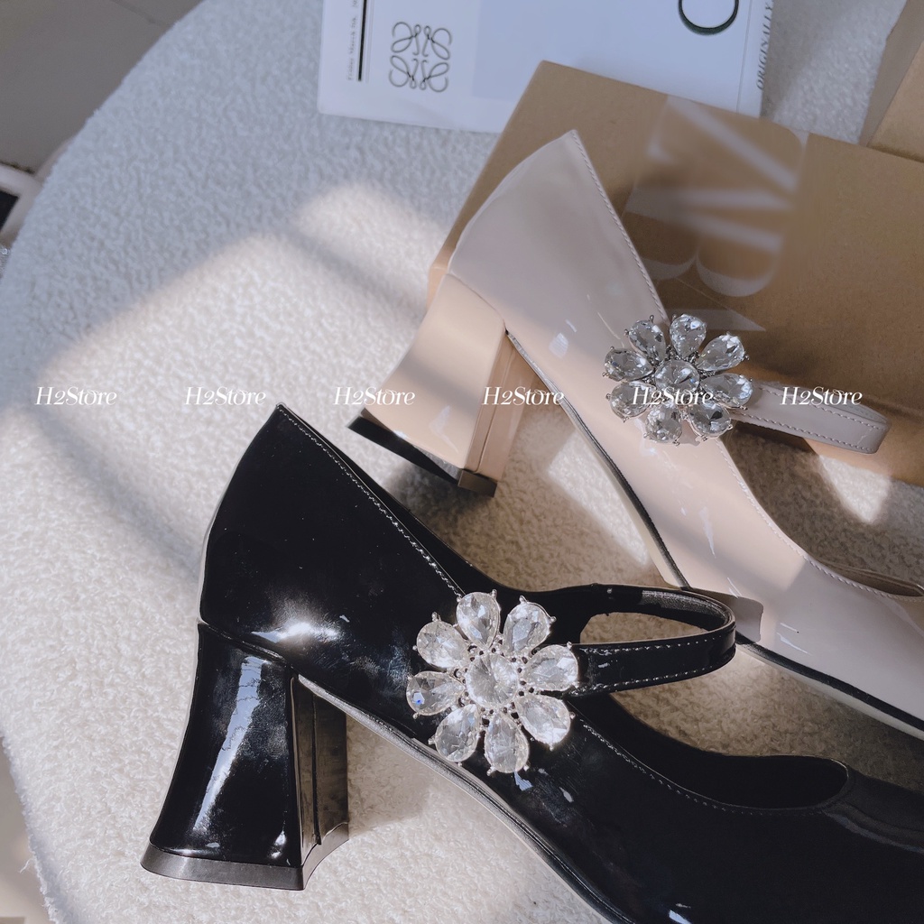 GIÀY QUAI CÀI HOA ĐÁ 6P - GD817137