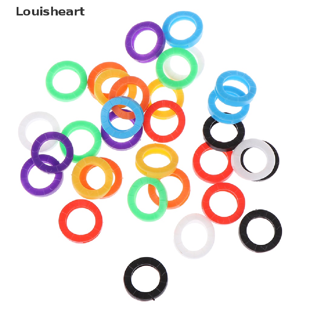 Set 32 Vỏ Silicon Rỗng Bọc Chìa Khóa Màu Sáng Louisheart Áo Thun In Hình TFG TFG Cá Tính Trẻ Trung