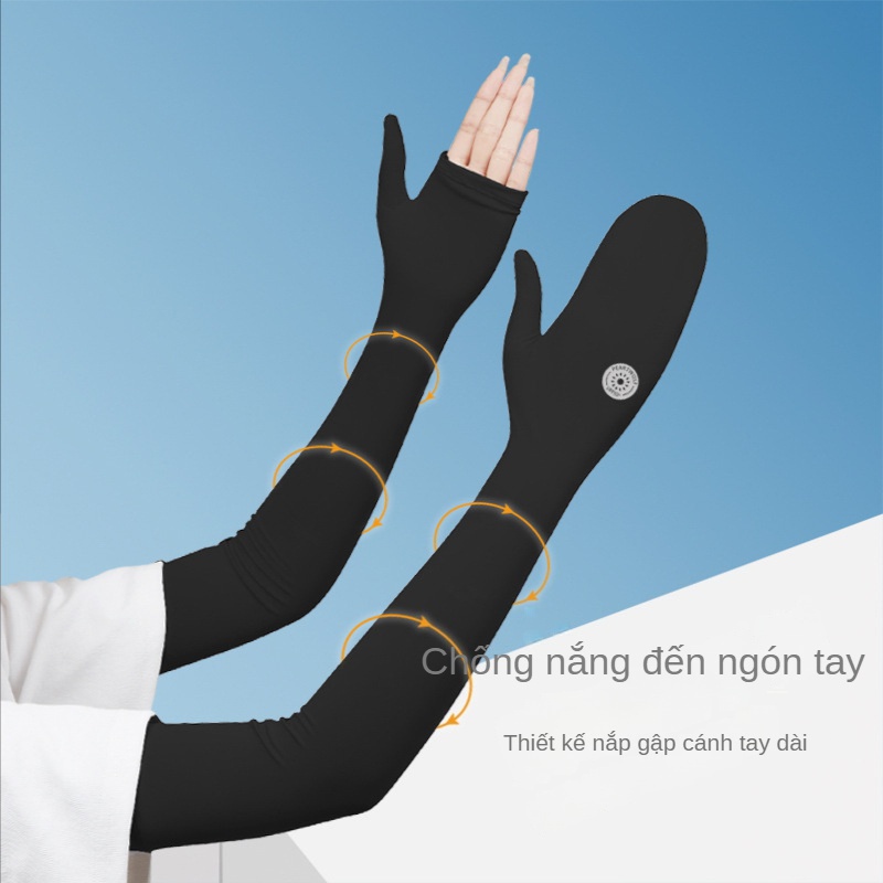 Găng Tay Chống Nắng Chống Tia Cực Tím Dạng Lật Thời Trang Mùa Hè Cho Nữ