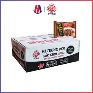 [Thùng 20 gói] Thùng Mì tương đen Bắc Kinh Ottogi 135gx20