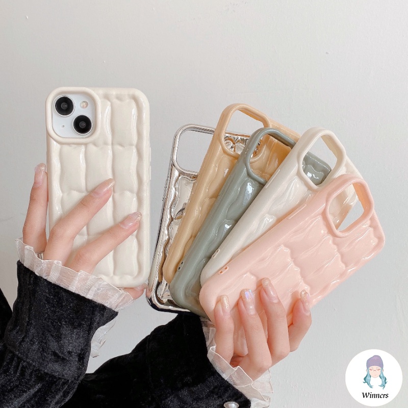 Ốp Điện Thoại TPU Mềm Chống Sốc Họa Tiết Kẻ Ô 3D Lấp Lánh Sang Trọng Cho IPhone 14 13 12 11 Pro Max 14 Pro Max