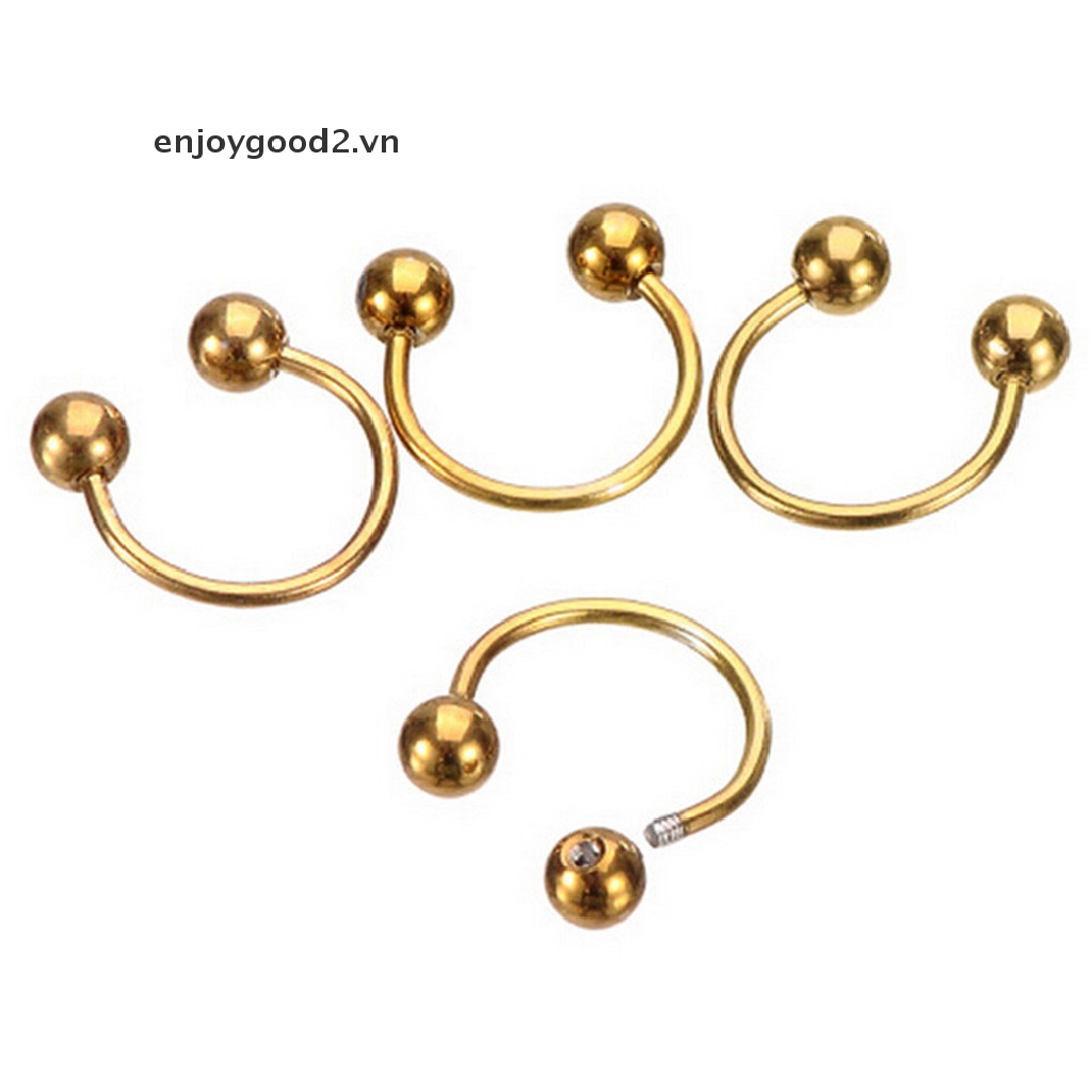 1 Khuyên Mũi / Môi / Tai / Mũi Giả Dạng Kẹp Tiện Dụng