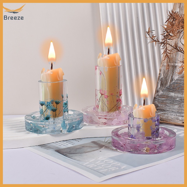 Khuôn Silicone 3 Kích Cỡ Làm Đế Nến Diy