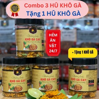 3 hũ Khô Gà - TẶNG 1 hũ khô Gà - chính hãng Fansipan