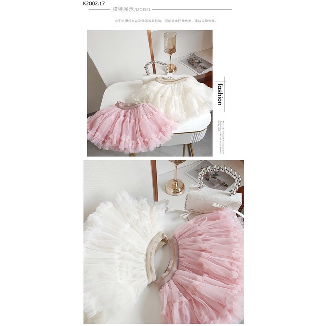 Chân váy voan công chúa