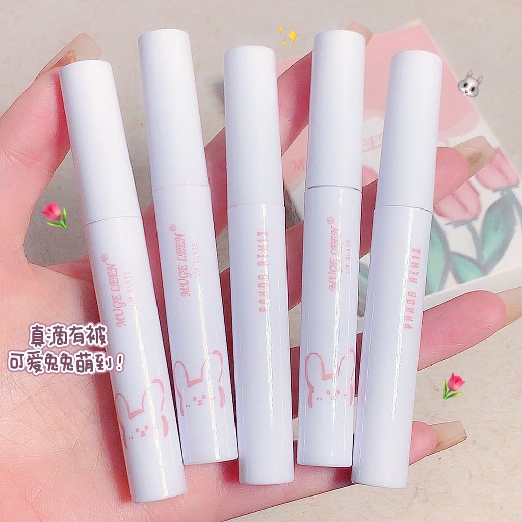 Set 5 Thỏi Son Lì Muge LEEN Tulip Không Phai Màu