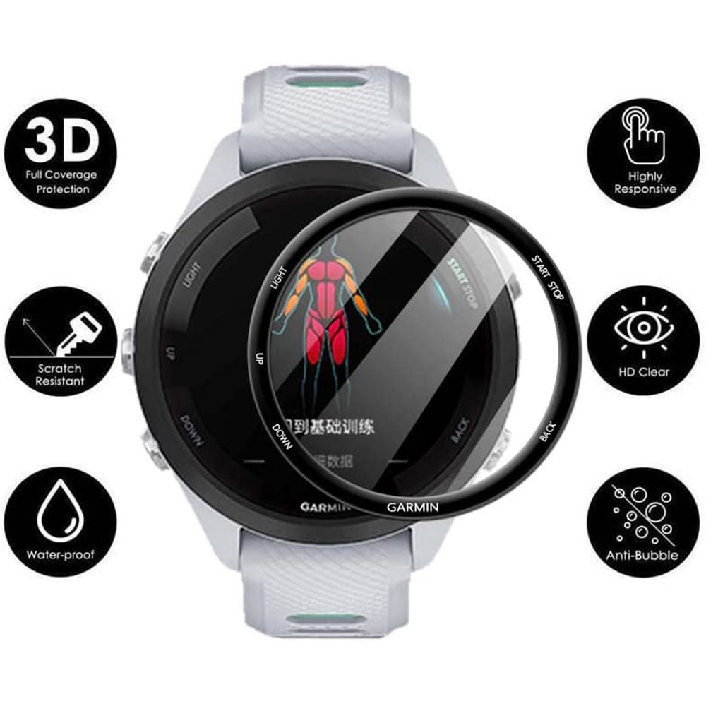 Phim Dán Bảo Vệ Màn Hình Cong 3D Cho Garmin Forerunner 265 265s