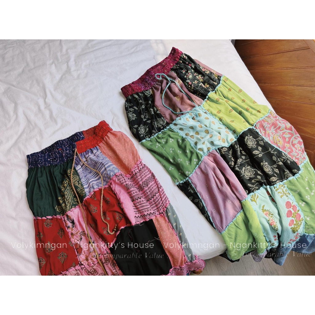 Chân váy boheme màu TL 100#61057