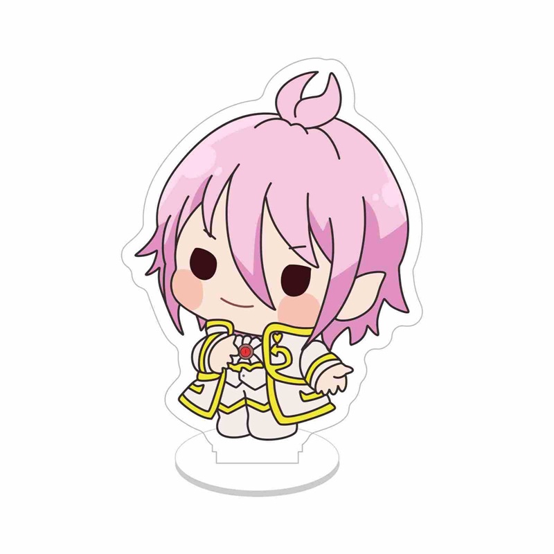 Đồ trang trí Nhân Vật Iruma Kun acrylic Valac Clara Asmodeus Alice Anime Kèm Móc Khóa