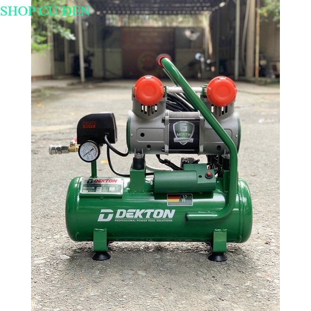 Máy nén khí dekton DK-AC2910 chính hãng giá rẻ 32s đầy một bình shop cu đen