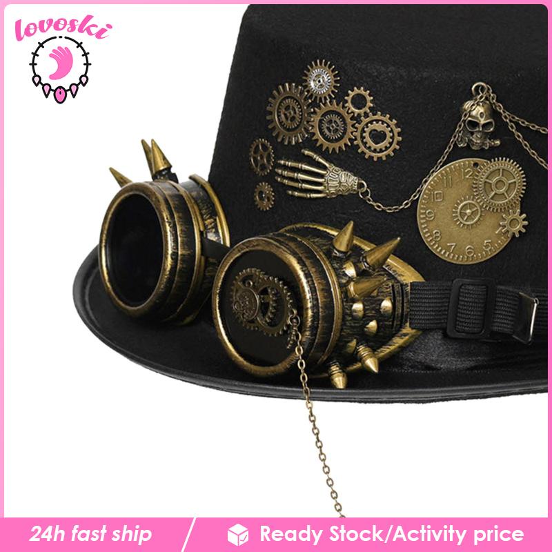 Mũ Đội Đầu Hóa Trang Steampunk Phong Cách Gothic Cổ Điển