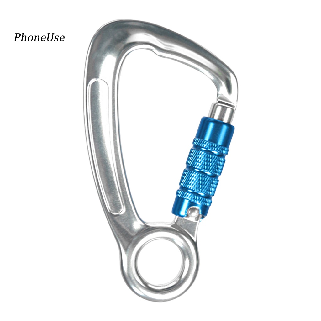 Móc Khóa Leo Núi Chữ O Bằng Hợp Kim Nhôm PU Chống Mòn An Toàn