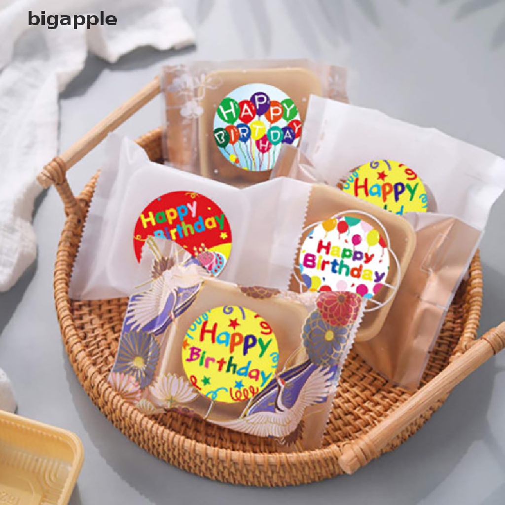 Set 500 Miếng Dán Chữ HAPPY BIRTHDAY Nhiều Màu Sắc Dùng Để Trang Trí Quà Tặng Tiện Dụng
