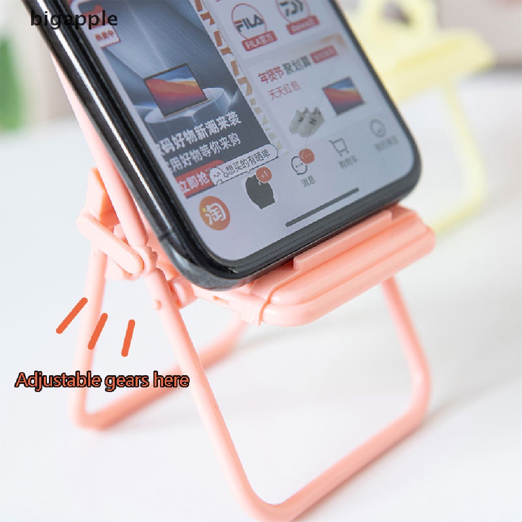 Bigapple Giá Đỡ Điện Thoại Mini Để Bàn Thu Gọn Điều Chỉnh Được Màu Macaron RDG