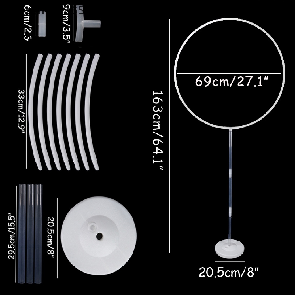 Giá Đỡ Bong Bóng Hình Tròn 163x73cm Trang Trí Tiệc Cưới