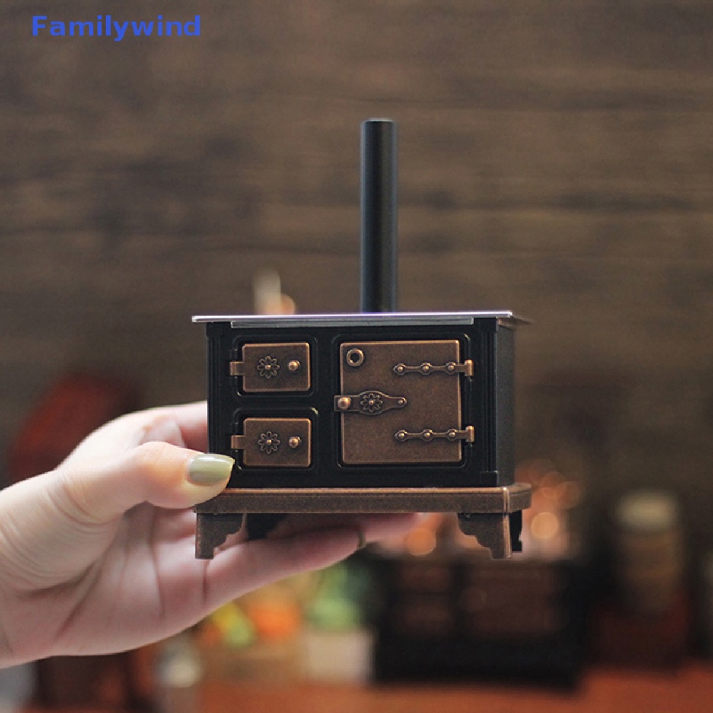 Mô Hình Bếp Lò Mini Tỉ Lệ 1: 12 Dùng Để Trang Trí Nhà Búp Bê