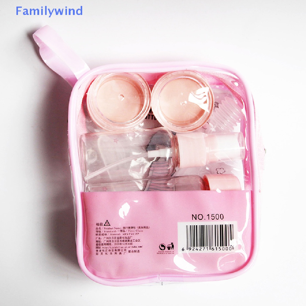 Set 7 Chai Rỗng Chiết Mỹ Phẩm Tiện Dụng Khi Đi Du Lịch