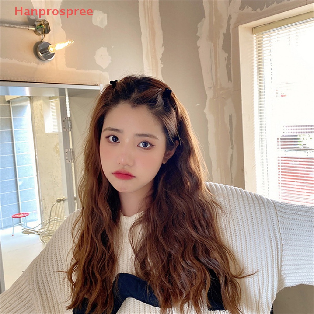 Set 10 Kẹp Tóc Hình Trái Tim / Thỏ Bằng Nhung Xinh Xắn